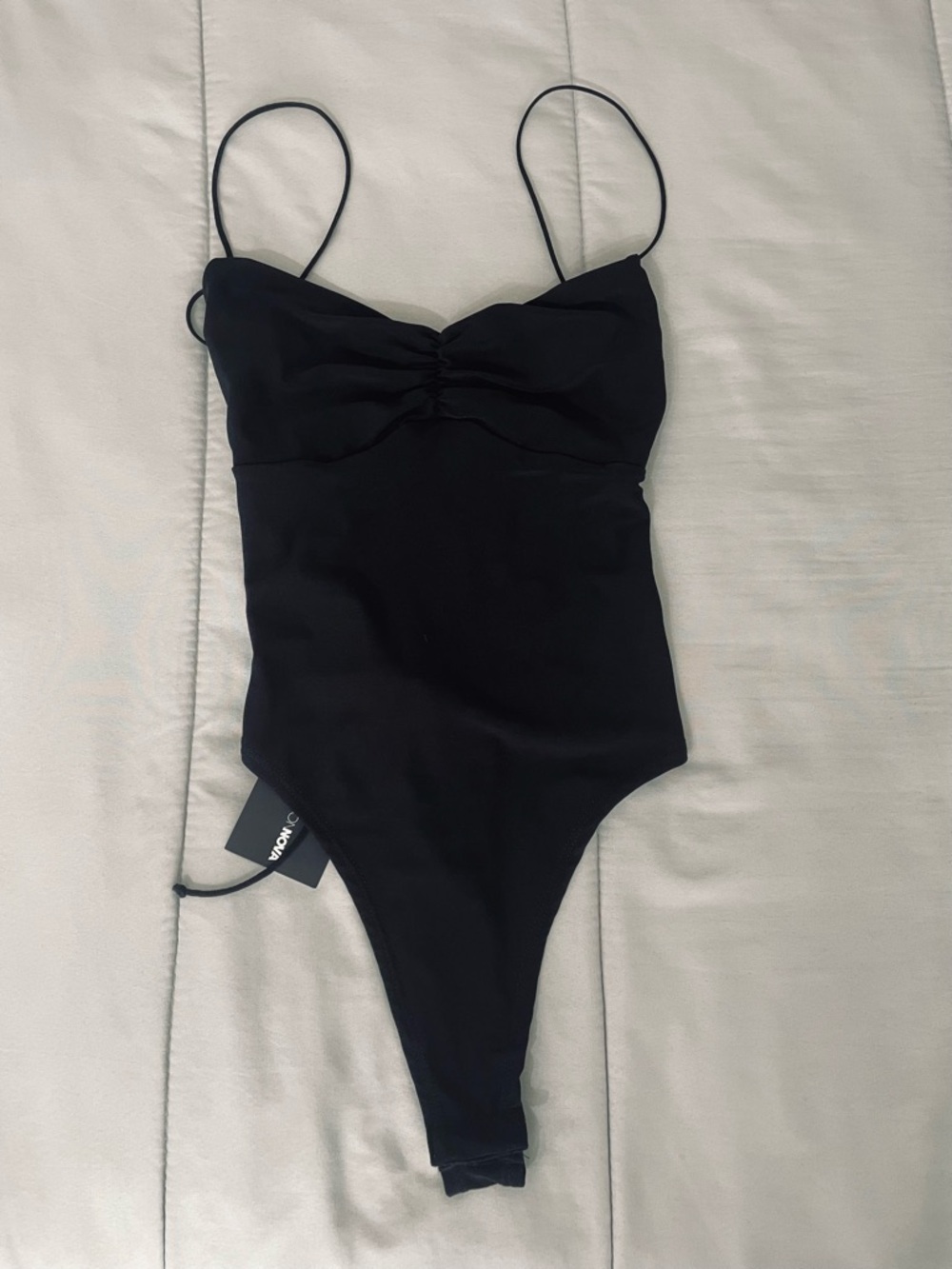 Fashion Nova Coveted Occasion Ruched Bodysuit - Picture 2 of 4